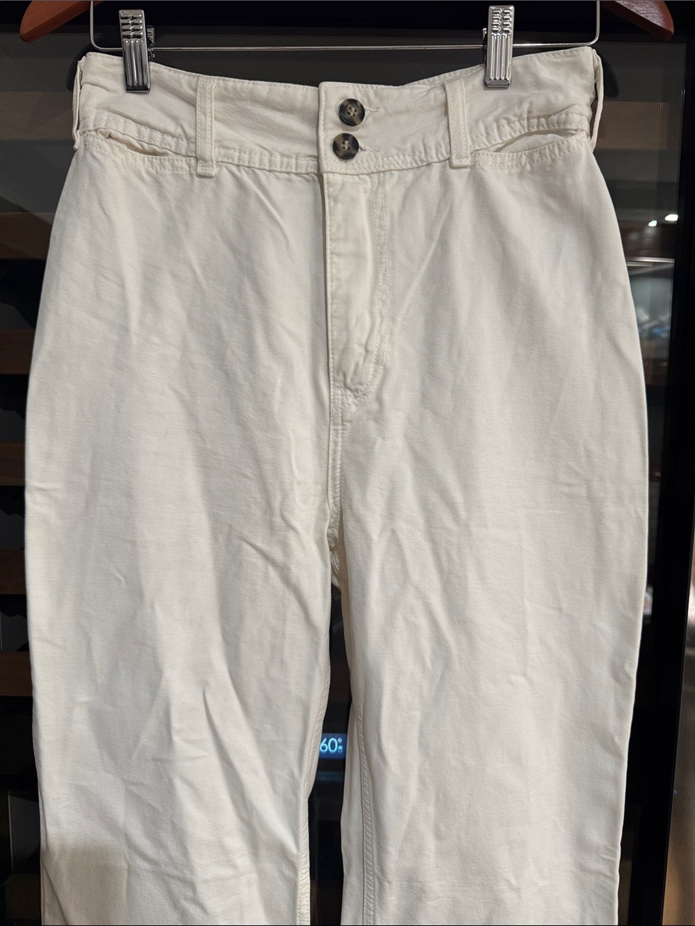 Free People We The Free White Wide Leg Pants Size 28 - Picture 3 of 7